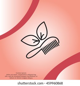 hairbrush vector isolated