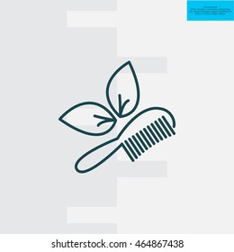 hairbrush vector isolated