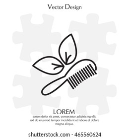 hairbrush vector isolated
