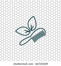 hairbrush vector isolated