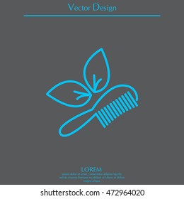 hairbrush vector isolated