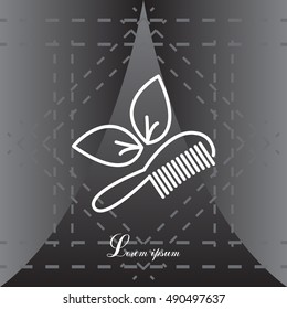 hairbrush vector isolated