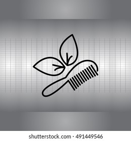 hairbrush vector isolated