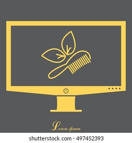 hairbrush vector isolated