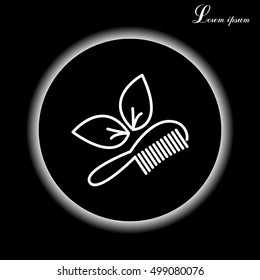 hairbrush vector isolated