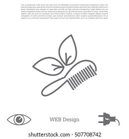 hairbrush vector isolated
