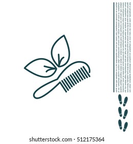 hairbrush vector isolated