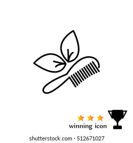 hairbrush vector isolated