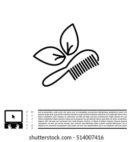 hairbrush vector isolated