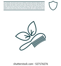 hairbrush vector isolated