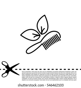 hairbrush vector isolated