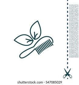hairbrush vector isolated
