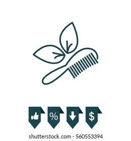 hairbrush vector isolated