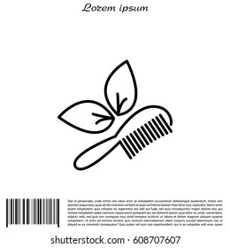 hairbrush vector isolated