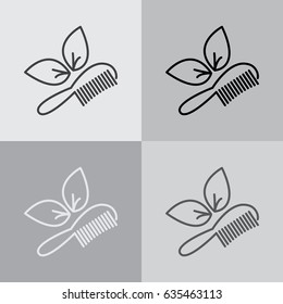 hairbrush vector isolated
