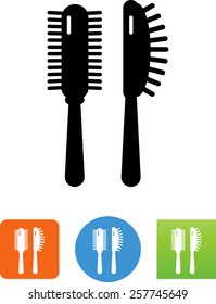 Hairbrushes icon