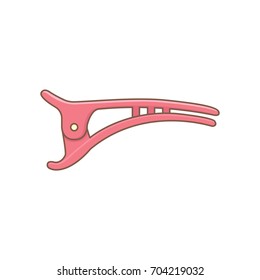 Hairclip vector icon
