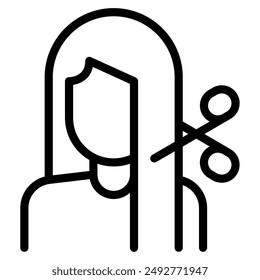 Haircut Barber shop icon illustration
