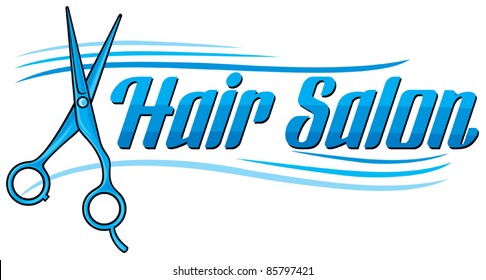 haircut or hair salon symbol