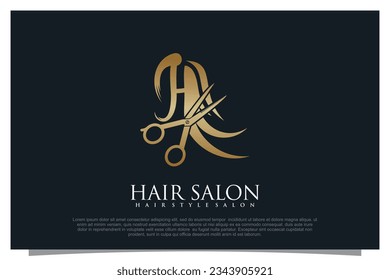 Haircut logo design element vector for your business