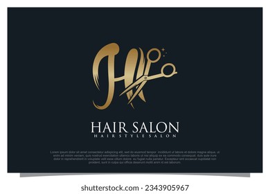 Haircut-Logo-Designelement, Vektorgrafik für Ihr Unternehmen