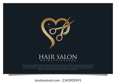 vector de diseño del logotipo de Haircut para su negocio