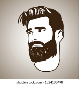Haircut model vector for gent