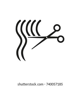 Haircut process icon