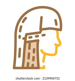 haircut salon service color icon vector. haircut salon service sign. isolated symbol illustration