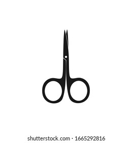 Haircut scissors, tailor vector icon