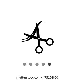 Haircut simple icon