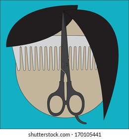 Haircut Vector Illustration