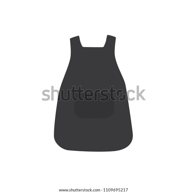 Hairdresser Apron Icon Vector Illustration Design Stock Vector