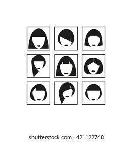 HAIRDRESSER, a beauty salon, an icon
