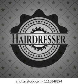 Hairdresser black badge