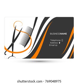 Hairdresser Business Card Images Stock Photos Vectors