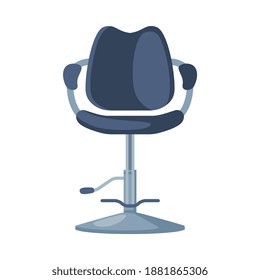 Hairdresser Chair, Barber Workplace Element Cartoon Style Vector Illustration