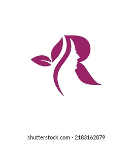 Hairdresser Concept Logo, Letter R Logo