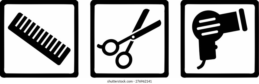 Hairdresser Icons