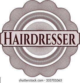 Hairdresser linear rosette