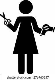 Hairdresser Pictogram