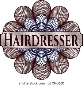 Hairdresser rosette