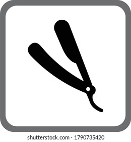 Hairdresser shop line icon set, vector symbol collection, linear style pictogram package. Signs, logo illustration. The set includes icons such as brush, comb, hairbrush, razor, scissors