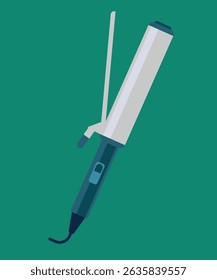 Hairdresser Tools and Hair Care Items Flat Design,Beauty Tools for Hair Treatment vector illustation