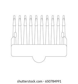 Hairdressing brush accesory