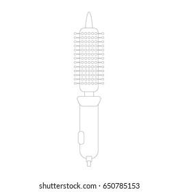 Hairdressing brush accesory