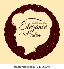 hairdressing icon design, vector illustration eps10 graphic 