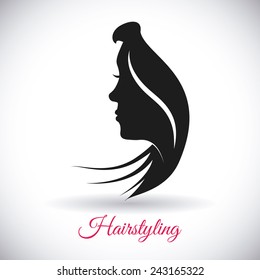 hairdressing icon design, vector illustration eps10 graphic 