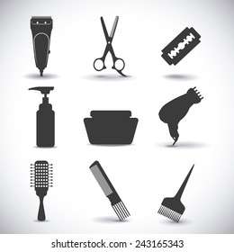 hairdressing icon design, vector illustration eps10 graphic 