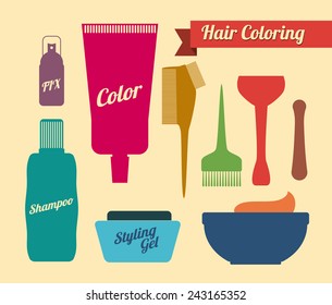 hairdressing icon design, vector illustration eps10 graphic 